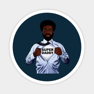 Afro Super Daddy, African Dad Magnet